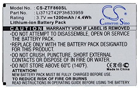 Battery for ZTE E700 F860 F868 F866, 3.7V, 1200mAh, Li-ion