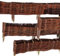 Nature LOUNGE Bordure en osier pour plate-bande Pour plate-bande ou délimitation de jardin Plusieurs tailles 20 x 120 cm 10er Set naturel
