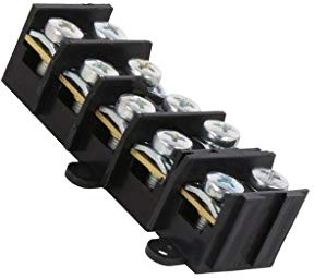 E.4005A Terminal block screw terminal ways: 5 10mm2 terminals: 10 57A PAWBOL
