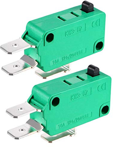 sourcing map 2 STÜCKE KW3-OZ 16A 125 / 250VAC SPDT NO NC-Taster Aktion Typ Mikro Endschalter