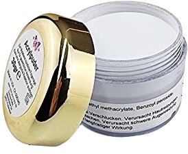 Acrylpuder Naturell 30g – Milchig Naturweiß für Babyboomer | Milchig naturweißes Acrylpuder für Babyboomer – cremig, selbstglättend und flexibel