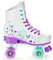 RAVEN Rollschuhe Roller Skates für Kinder Erwachsene Mädchen Damen verstellbar (Trista Violet/Mint, 39-42 (25-26,5cm))