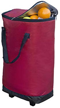XXL Kühltasche mit Rollen Einkaufwagentasche Einkaufstrolley