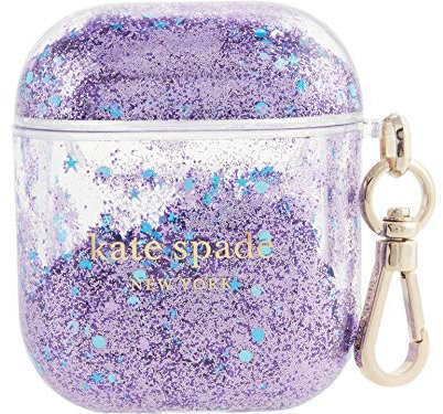 Kate Spade New York Glitter Airpod Case for Tech Accessories Multi One Size