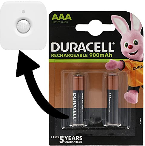 Akku passend für Philips HUE Motion Indoor Sensor 2X Duracell 850mAh Micro AAA