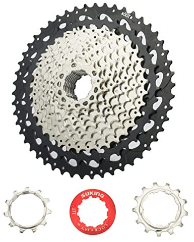 CYSKY 11 Fach Kassette 11-50T Kassette Fit für Mountainbike, Rennrad, MTB, BMX (Leicht) (11-50T)