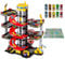 MOLTO | 6 etages Parking d'enfance avec Garage, rampes, buanderie, Ascenseur, Station-Service et Zone ointe | Comprend 10 Voitures + accès | Toys éducatifs pour Enfants | Depuis 3 Ans