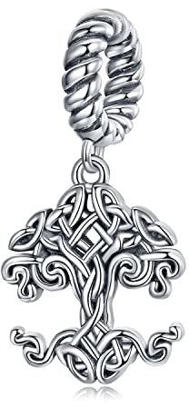 Ciondolo albero della vita Ciondolo in argento sterling 925 adatto per collana con bracciale Pandora