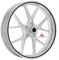 Autodomy Motorrad Felgenaufkleber Komplettset für 2 Räder 15 bis 19 Zoll | Felgen Aufkleber Motorrad Tuning Circular Sport Design | Felgenaufkleber Motorrad Racing Design (Schwarz, Breite 7 mm)