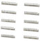 Mini-Würfel-Preisschild, 10 Sets, Preis-Anzeigewürfel, verstellbares 3D-Metall-Preiswürfel-Set für Schmuck, Uhren, Ringe, Shop-Preisanzeige – Silber/EUR