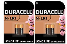 4X Duracell N/LR1 E90 (2 Blister Da 2 Batterie) 4 pile
