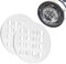 NITAKOU Ice Blocker for YETI Rambler Bottle Chug Cap Tumbler-Ice Gate Prevent Cubed Fruit or Crushed Ice during a Drink Fits 18, 26, 36OZ Bottles Ice Strainer 2Pcs (Clear)