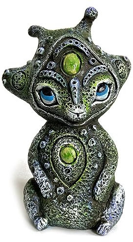 Außerirdische Statue Alien Statue Garten Skulptur Outdoor-Dekoration Lustige Gartendeko Figuren, Geeignet für Bürogarten, Schlafzimmer, Outdoor-Garten dekorative Dekoration