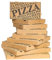 karton-billiger | Pizzakarton Pizzaschachtel Calzone Pizzabox | 9 Größen! | 100 Stück inkl. Verpackungslizenz! (40x40x4 cm)