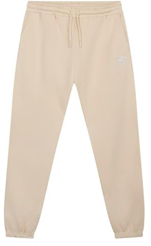 Umbro Damen Core Sweatpants Hose, Biscotti/Weiß, L