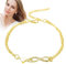 Maciun Damen Armbänder - Unendlichkeitssymbol-Schmuck für Frauen - Infinity-Herz-Schmuckkollektion, Herz-Symbol-Charm-Gliederarmband für Frauen und Mädchen