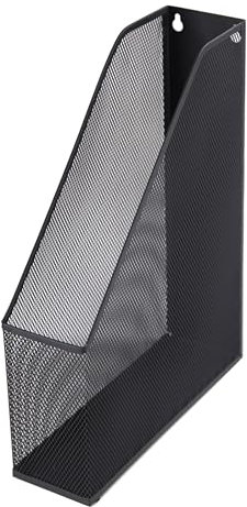 OSCO Graphite Wiremesh Magazine Rack | Folder Storage | File Organiser | 1 Section | Desk Tidy | Document Holder