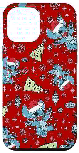 iPhone 15 Plus Disney Lilo & Stitch Holiday Fun Case
