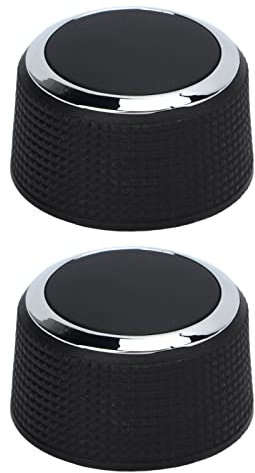 Pissente Rear Radio Volume Control Knob 2PCS ABS Adjust Button Stereo Console Parts Replacement for Suburban 2007 2013 SUV Interior Accessories