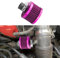 deemars Filtro di Aspirazione Dell'aria, Filtro Aria a Freddo, Filtro di Aspirazione Aria Sfiatatoio Turbo, Accessorio Universale per Auto e Moto per lo Sfiatatoio del Carter da 12 mm (Viola)