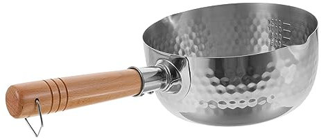 Garneck Edelstahl Yukihira Pfanne Kochtopf Ausguss Japanischer Kochtopf Hitzebeständig