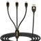 Hutty Walla 3 in 1 Multi Charger Cable for Mobile Phones - USB Phone Charging Cable