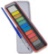 PaulStore 12 Artist Watercolour Art Paint Tin blocks of colour Brush With Mixing Tray Lid