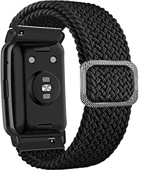 Pulseras Mareo Correa elástica para Reloj Textil, reemplazo de Ajuste de Nailon, Accesorios de Pulsera Inteligente Ajustables Pulseras para Personalizar (H, One Size)