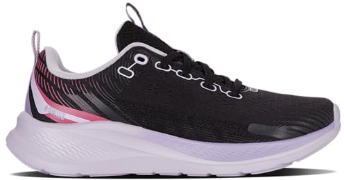 K-Swiss Damen Helio Sneaker, Schwarz/Lila/Himbeere, 40 EU