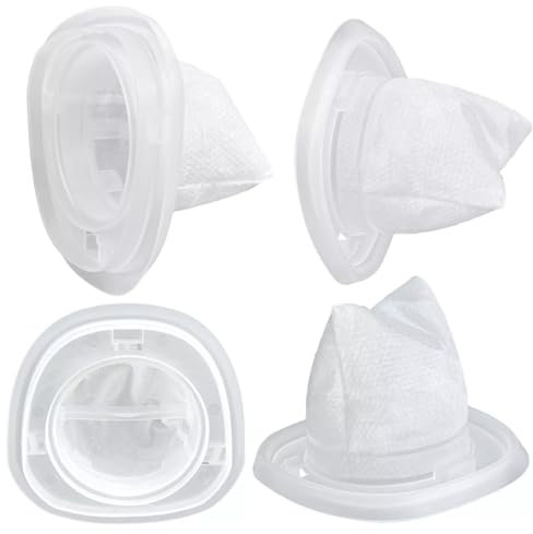 Fugedox HNVCF10 Vacuum Filter Replacements for Black and Decker Dustbuster Hand Vacuum HNVC115, HNVC215, HNVC220 Series (HNVCF10) Washable, 4 Pack