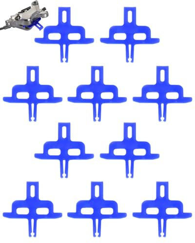 MYGLOAR 10 Stücke Fahrrad Transportsicherung Scheibenbremsen Abstandshalter, Bremsbeläge Fahrrad,Scheibenbremse Fahrrad Distanzstück, Fahrradbremse Distanzstück, Radsportzubehör, scheibenbremse