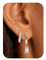 VIDONIO 3 Paar Ohrringe Silber 925 Für Damen, 14K Vergoldet Hypoallergen Ohrringe Set Stapelbar AAA+ Zirkonia Ohrstecker Schlafen Knorpel,Creolen Gold Für Mehrere Piercings Damen Schmuck