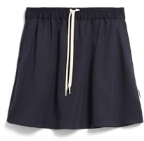 ARMEDANGELS Damen Webrock aus Tencel™ Lyocell NIKKIAA Relaxed Fit Night Sky