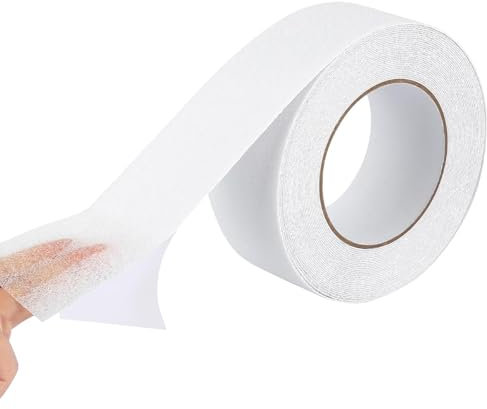 HaploS Bande Antidérapante Escalier 5cm*10m, Ruban Antidérapant Transparent Imperméable, Ruban de Traction Antidérapant Empêche Personnes Âgées, Enfants et Animaux Domestiques de Glisser