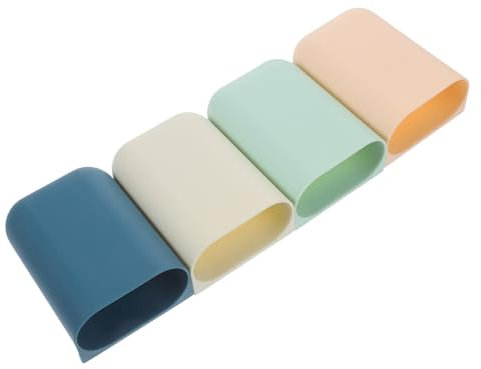 Gadpiparty 4pcs Desk Bin Storage Box Bin Bright for Desk Small Tabletop Hanging Trash Can