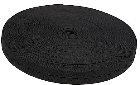 LIFKOME 1 Rolle Flache Nähbandspule Mit Knopflöchern Elastische Gummibänder Für Selbstgemachte Hosenbunde