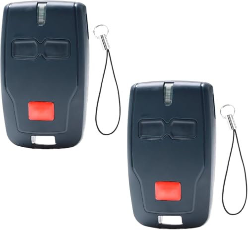 2 Piezas Mando Garaje BFT Clonador 433,92MHz Rolling Code, Compatible con BFT Mitto 2, Ghibli, Kleio, TRC 2, RCB2, Control Remoto Universal para Puertas Automáticas y Garajes, Programación Fácil