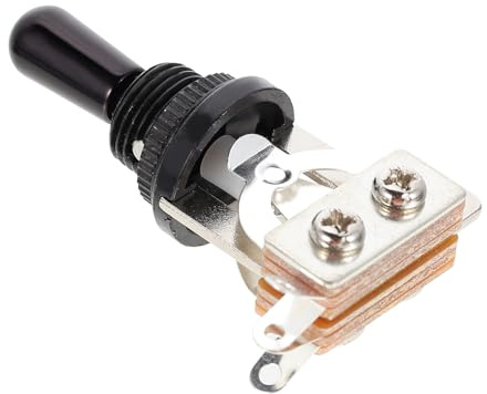 SECFOU Metall 3 Wege Tonabnehmer Wahlschalter für E Gitarre Gitarren Zubehör Pickup Schalter Ersatzteil