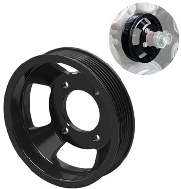 Passend für BMW E46 E39 E60 E61 E38 E65 X3 E83 X5 E53 Z4 E85 E86 Z3 325i 330i M52TU M54 Motor BEVINSEE Wasserpumpenriemenscheibe
