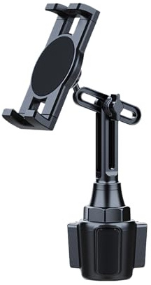 MINGLEA Universals Car Cup Holder Tablets Mount with Adjustable Arm for 4.5 to 13inch Phones and Tablets