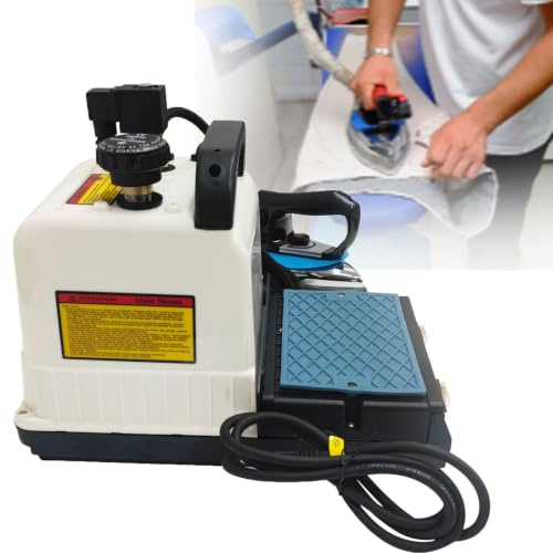 HUMNZR 1600w Commercial Professional Steam Ironing Station, 900w Electric Industrial Steam Iron, Curtain Electric Iron Boiler With Adjustable Steamadjustable Iron Temperature,For Dry Cleaner