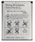 Sony-Ericsson Battery BST-33, compatible with Sony Ericsson C702, C901, C903, G502, G700, G705, G900, J100i, K530i, K550im, K630i, K660i, K790i, K800i, K810i, M600i, P1i, P990i, T700, T715, V640i, V80