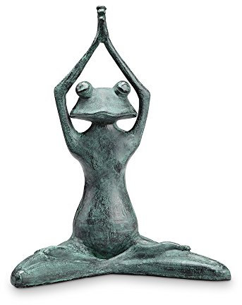 SPI Home Dehnbarer Yoga-Frosch, Garten, groß, Grün