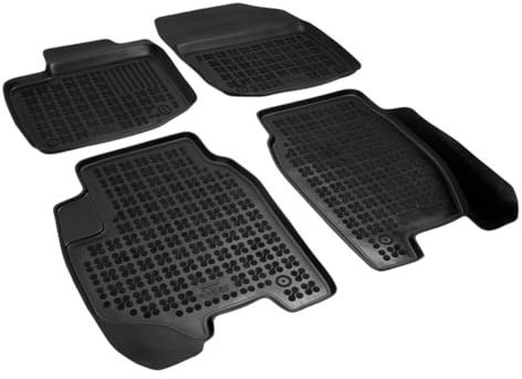 AZUGA Hohe Gummi Fußmatten passend für Honda Civic ab 2/2012-2/2017 AZ10300225 Automatten Gummimatten