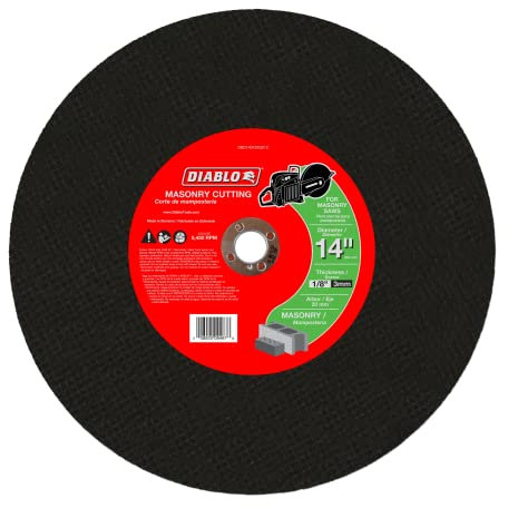 Diablo dbd140125g01 C 14 in. Mauerwerk High S