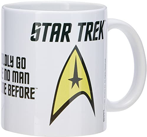 Star Trek Kaffeetassen, Porzellan, Mehrfarbig