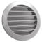 Intelmann Wetterschutzgitter Grau Ø 125 Aluminium (100 125 150 160 200)