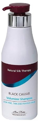 Mon Platin Professional Black Caviar Volumizer Hair Shampoo - For Fine, Thin, Fragile Hair - Enriched with Black Caviar, Hair Shampoo for Damaged hair, Volume Shampoo, SLS/Salt Free 500ML