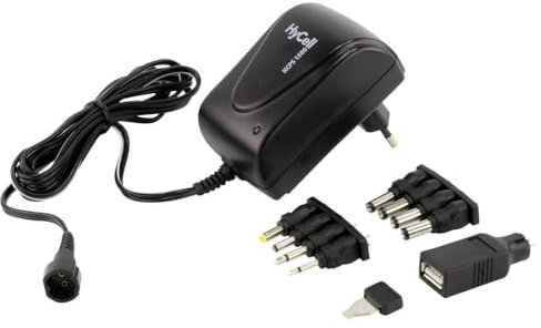 HYCELL – Netzteil, einstellbar 1201–0008, 3 V, 5 V, 6 V, 7,5 V, 9 V, 12 V, 1500 mA 18 W