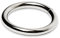 HEAVYTOOL Rundringe 60mm x 8mm geschweißt Stahl vernickelt (10 Stück) O Ring Stahlring O Ringe Metallring Rundring